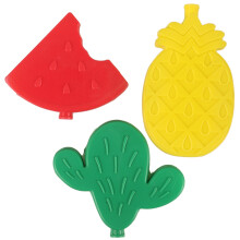 HEMOTON Lot de 3 pains de glace en forme de dessin animé pour conserver la fraîcheur des aliments en été, avec un design hermétique anti-fuite.