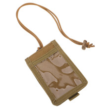 5St Professionele Nylon Id-Badgehouder Met Losmaakbare Riem Khaki