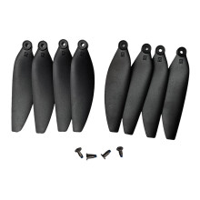 Vervangingsset dronepropellers 2,28 inch, 8 stuks, zwart