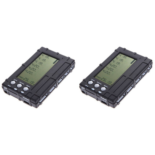 Εξισορροπητής και εκφορτιστής μπαταρίας LCD RC 2-Pack για 2-6S