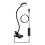 Lampe de lecture LED à pince avec col de cygne réglable 1