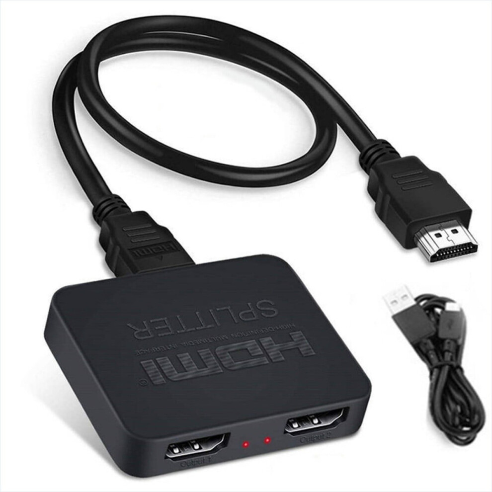 4K Hdmi Splitter 1X2, 4K@60Hz & 1080P, Compatible With Laptop, Tv, Monitor, Gaming Consoles 9496895991843