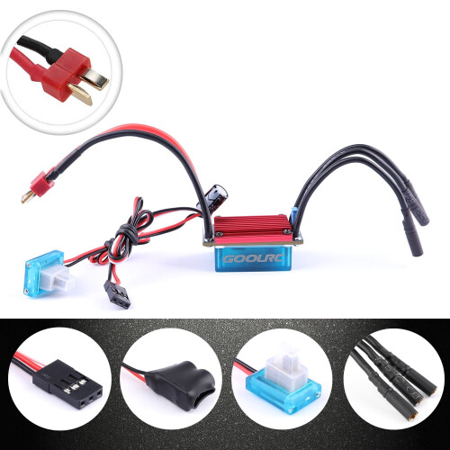 Combo GoolRC S2435 4800KV com motor brushless e ESC de 25A