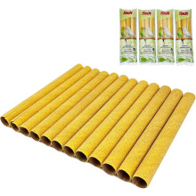 S&X12-Pack Grote, geschuurde zitstokhoezen voor parkieten, dwergpapegaaien, grasparkieten, vinken, kanaries, grote zitstokhoezen, 1,9 cm diameter x