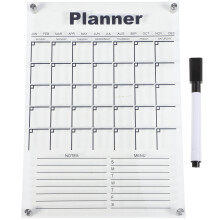 5Sets Transparant Acryl Notitiebord Voor Keuken En Kantooromgeving