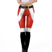 Weihnachtsstrümpfe, Oberschenkelhohe Leggings für Damen, Stretch-Strumpfhose mit hohem Bund, kompatibel mit den Weihnachtstrends 2025