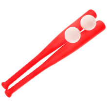 2 Plastic Baseball Bats for Kids - 18" Set for Backyard Games