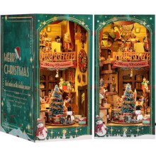 Kit fai-da-te Steampunk per angolo lettura in legno con luci a LED
