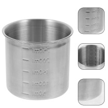Ensemble de tasses à mesurer japonaises en acier avec graduations précises pour la pâtisserie et la cuisine, 7,9 x 7,9 x 2,8 pouces