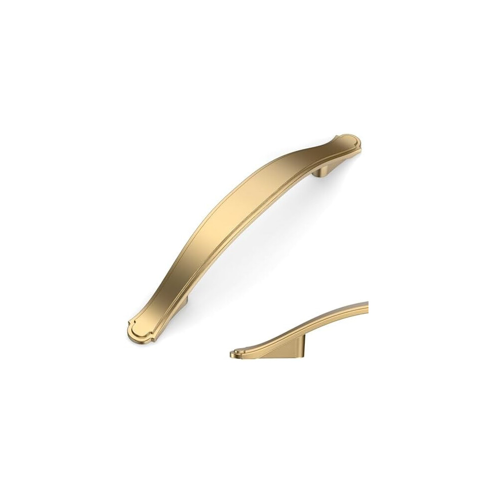 10 Pack 3.75 Inch(96Mm) Champagne Bronze Kitchen Cabinet Handles Cabinet Pulls Kitchen Cabinet Hardware For Cupboard Drawer Pulls 9353595383586