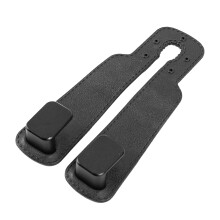 Reposacabezas de doble gancho de alta capacidad 16x8 cm negro