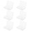 24Pcs Semi-Transparent White Plastic Tape Holder Multi-Use Storage Box 1