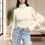 Women's winter thermal top mock turtleneck fleece-lined 6