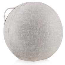 Washable Yoga Ball Cover 1Pack for 55cm Round Exercise Ball in White