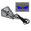 1 ζεύγος προβολέων USB Devil Eye, λάμπα LED μίνι προβολέα μοτοσικλέτας, συμβατή με 1