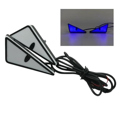 1 ζεύγος προβολέων USB Devil Eye, λάμπα LED μίνι προβολέα μοτοσικλέτας, συμβατή με