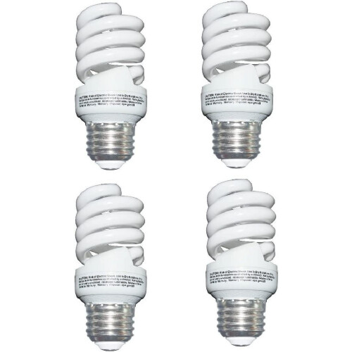 Lâmpada fluorescente compacta de 13 W, branco suave