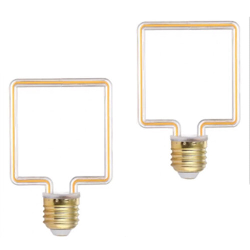 Λαμπτήρες LED με 2 λαμπτήρες πυρακτώσεως 4W E27, ρετρό διακοσμητικοί λαμπτήρες απαλή
