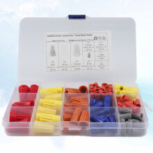 102 Stück Federdrahtverbinder mit PVC-Isolierkappen für die Kfz-Elektrik