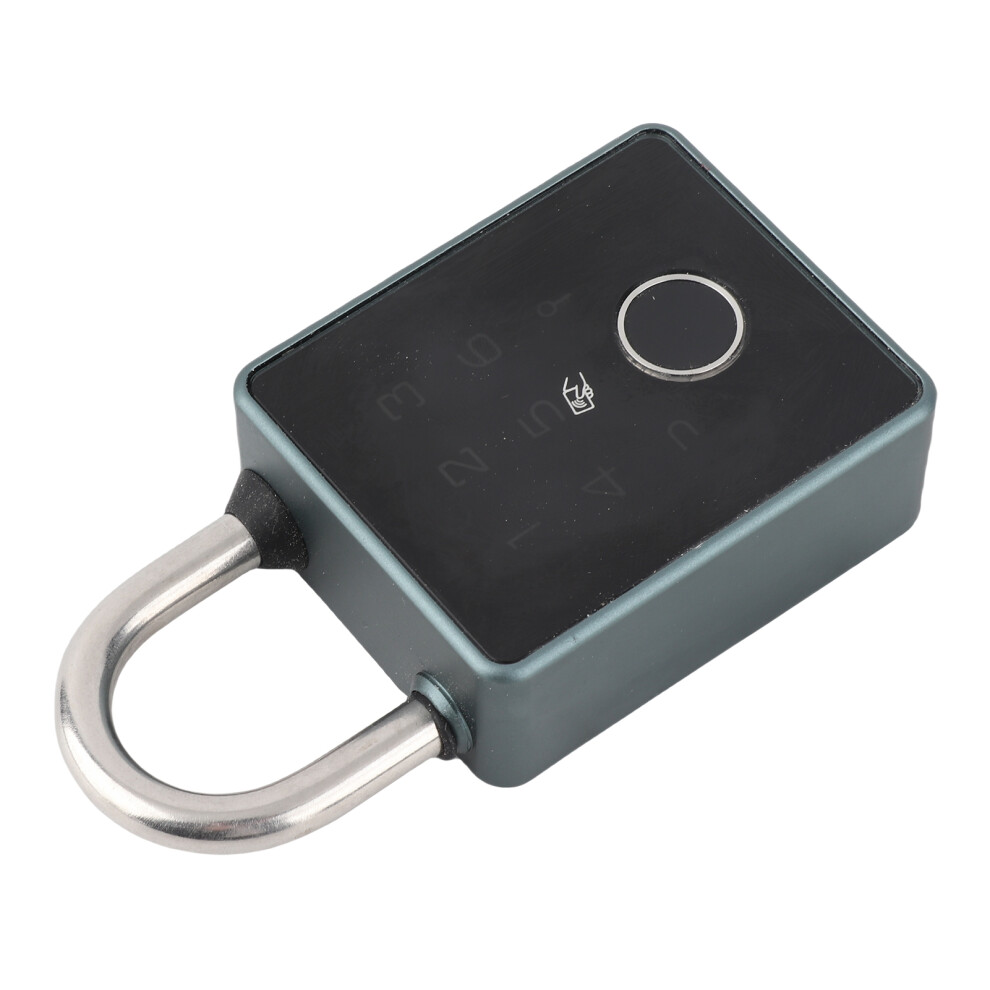 Smart Fingerprint Password Padlock Card App Keyless Lock For Outdoor Fence Gate 7641384657584