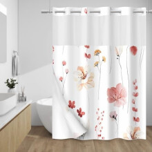 Blomsterdusjforheng med vanntett fôr 71x74