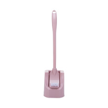 Set di spazzole per WC con manico lungo girevole a 360 gradi e base a parete, setole morbide per il bagno, facile da installare e utilizzare.