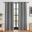 Blackout Curtains Silver Grey 42x80 Inch 2 Panels 1
