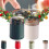 Pop-Up Automatic Toothpick Dispenser with Push Button, Portable Holder for Kitchen & Home 1