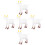 20Pièces Figurines Moutons Blancs PVC Durable Décor Miniature 1