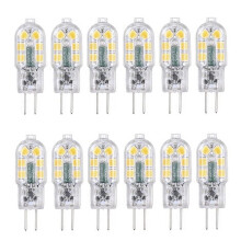 Ampoule LED G4, 12 V 3 W, blanc chaud 3000 K, équivalent à une ampoule A30 W, lot de 12