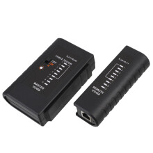 5Pièces Testeur Portable Rj45 Câble Ethernet Noir Pour Téléphone