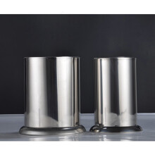 Porte-ustensiles de cuisine en acier inoxydable, organisateur de couverts, récipient de rangement pour comptoir, épaisseur renforcée, 1 ensemble