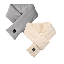Conjunto de 2 cachecóis aquecidos para mulheres/homens com bateria recarregável via USB, ideais para aquecer o pescoço e aliviar a artrite no