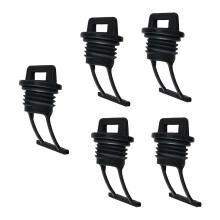 Worgeous kajak leeresztő dugók gumitömítéssel hajótesthez Seepage5Pieces nejlon