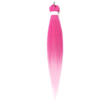 Extensiones de cabello sintético preestiradas largas para trenzas, extensiones de cabello multicolor para fiestas, disfraces de Halloween y cosplay.