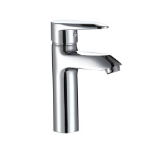 Modern Commercial Bathroom Hot And Cold Faucet Modern Copper Wash Basin Single Handle Hole Lavatory Faucet,Easy to Operate