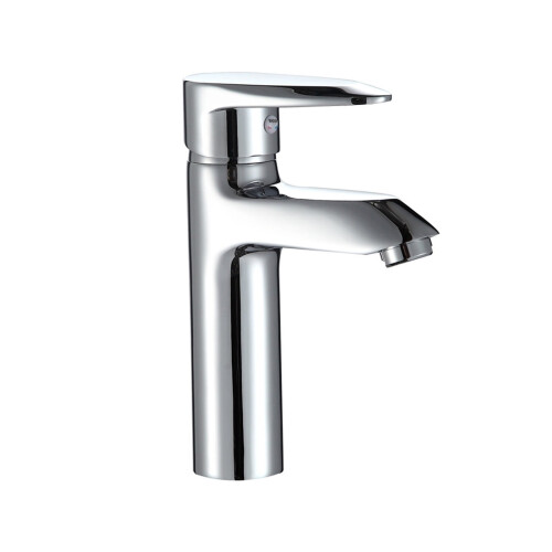 Copper Bathroom Faucet Single Handle Hot Cold