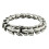 Pulseira gótica punk de titânio estilo retrô de 7,48 polegadas 1
