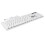Conjunto de teclado e mouse USB com fio e teclas redondas iluminadas. 1