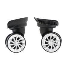 2 pieces replacement wheels, castors, spare wheel for luggage, trolley,
