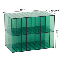 Aufbewahrungsständer für Acrylmarker, doppelwandige Aufbewahrungsbox für Acrylmarker mit 18 Fächern, Schreibtisch-Organizer für Zeichenstifte