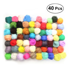 Lã Merino Homoyoyo para feltragem com agulha e feltragem úmida, fibra de lã macia para projetos de arte e artesanato.
