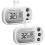 Refrigerator Thermometer Waterproof LCD White 2-Pack 1