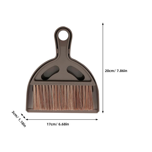 Mini pelle à poussière avec balai et brosse à main 1