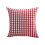 Red Plaid Christmas Pillow Cover 45x45cm 1