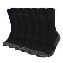 Verdikte, gekamde katoenen werksokken, warme mijnwerkerssokken voor heren, schokabsorberende, geurwerende en antislip buitensokken.