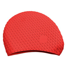 Silicone Swim Cap for Long & Curly Hair - Comfortable Waterproof Swimming & Shower Cap for Women & Men | Protects Hairstyles While Swimming