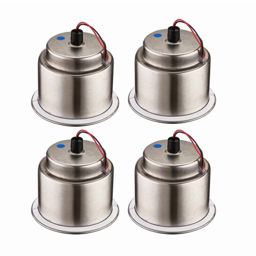 LED Drink Holder Stainless Steel Cup Shape 4 Pack