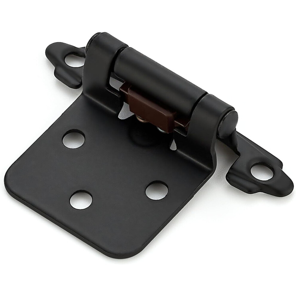 Cabinet Hinges Self-Closing Semi-Concealed Satin Brass 9132278176109