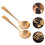 2pcs Decorative Brass Porridge Spoons Tableware for Home 1